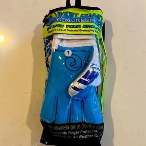 Goalkeeper gloves: west coast goalkeeping. Size 7